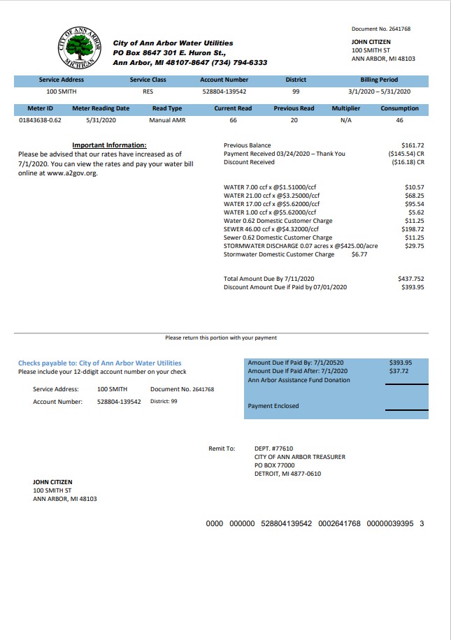 Minol USA business utility bill 